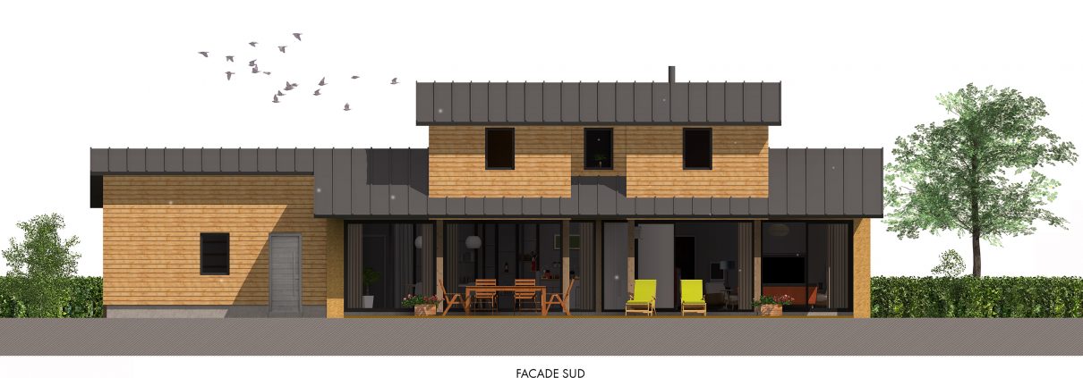 JY Gommerel maître d'oeuvre - Maison Bioclimatique - Haute qualité Environnementale - POUANCÉ 49420