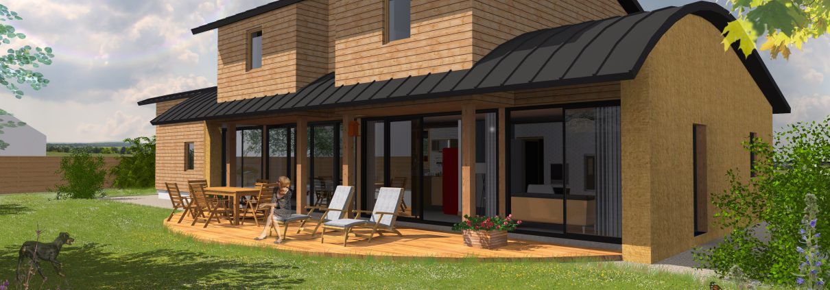 JY Gommerel maître d'oeuvre - Maison Bioclimatique - Haute qualité Environnementale - POUANCÉ 49420