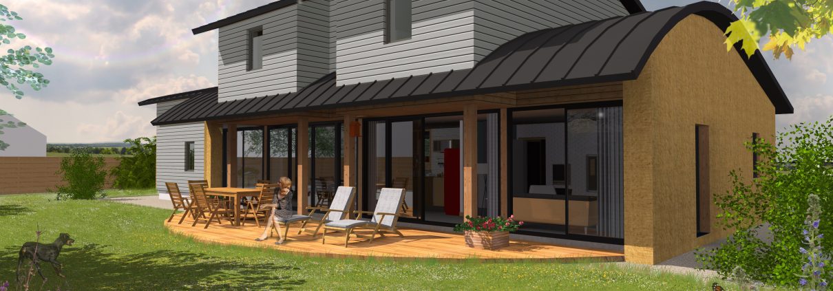 JY Gommerel maître d'oeuvre - Maison Bioclimatique - Haute qualité Environnementale - POUANCÉ 49420